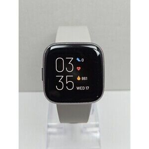 Fitbit Versa 2 Smartwatch Gray 40mm Alexa WR50M Always On Display No Charger
